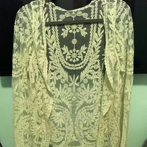 Simply couture lace cardigan